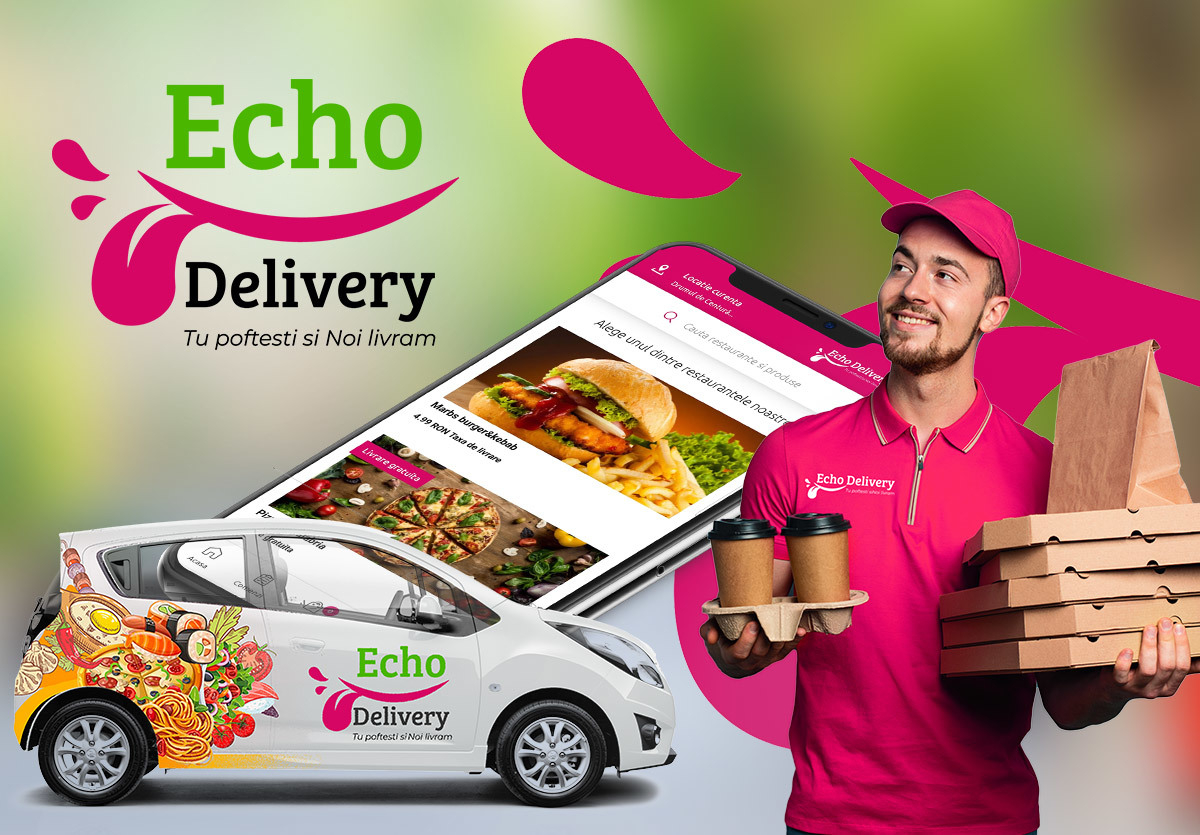 Echo Delivery - Aplicatie tip agregator pentru comanda si livrare mancare la domiciliu